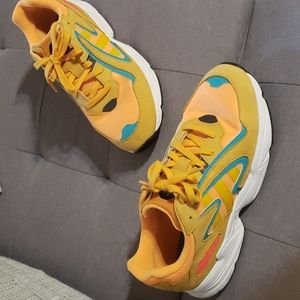 Adidas Yung 96 Chasm J Bright Orange Sneakers Mens size 10